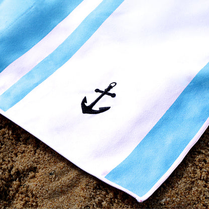 Large Lightweight Quick Dry Beach Towel With Pockets - Perfect Travel Gift